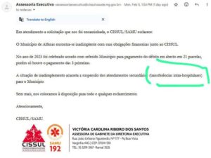 CASO SAMU: ONDE ESTÁ A VERDADE?